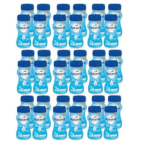 36xAptamil 2 Follow On Baby Milk Ready to Use Liquid Formula, 6-12 Months (200ml/6.8 oz) Formula Vita