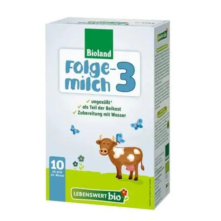 Lebenswert Organic Follow-On Milk 3 from the 10th month (500g/17.6 oz) Formula Vita