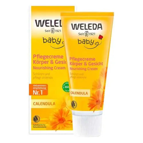 Weleda Calendula Baby Cream (4x75 ml / 4x 2.54 oz) Formula Vita