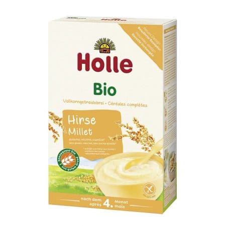 Holle Organic Cereal Porridge Millet from the 5th month, 4 Pack (4x250g/4x8.8 oz) Formula Vita
