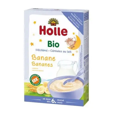 Holle Organic Milk Porridge with Banana from the 6th month (250g/ 8.8 oz) Formula Vita