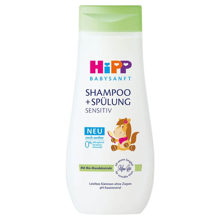 Kinder-Shampoo for easy combing, 4 Packages (4x200ml/4x6.8 oz) Formula Vita
