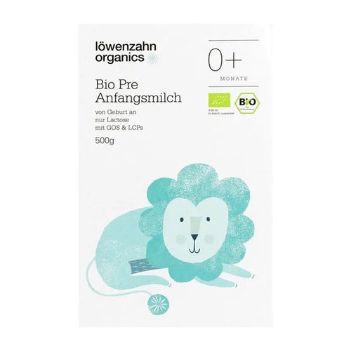 Loewenzahn Organic First Infant Milk from birth (500g/17.6 oz) Formula Vita