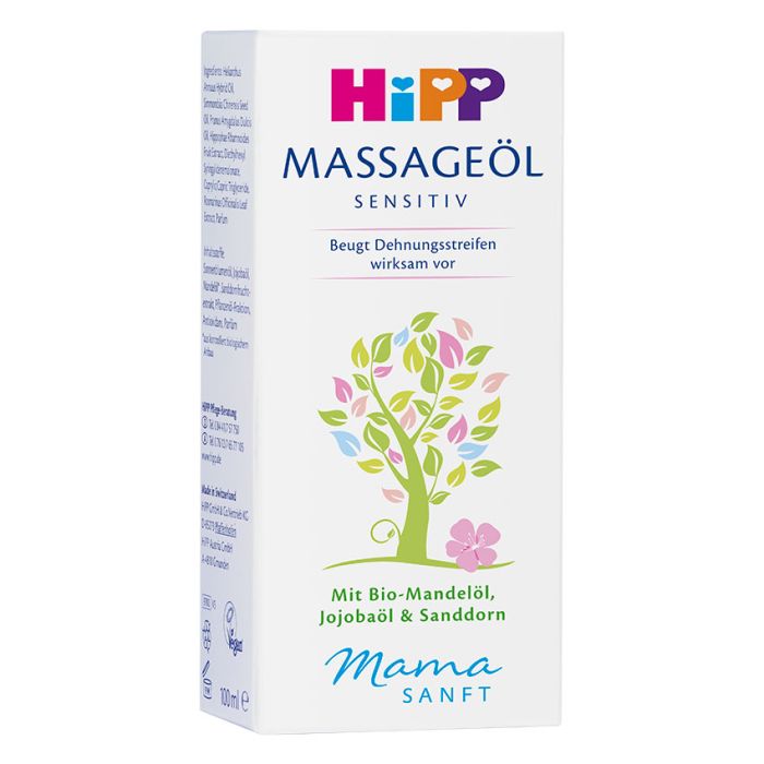 Mama Massage Oil, 4 Packages (4x100ml/4x3.4 oz) Formula Vita